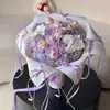 Día de San Valentín, Día de San Valentín Chino, Empaque para Ramo de Cumpleaños, Papel de Estilo Algodón de Burbujas, Flores de Floristería, Rosas, Materiales para Manualidades