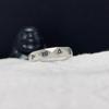 Anillo de Mantra de Seis Caracteres Chapado en Plata Anillo Estilo Tíbet Sánscrito Facetado Anillo para Hombres y Mujeres Venta Directa de Fábrica