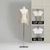 Tienda de Ropa Maniquí Femenino Soporte Vestido de Novia Exhibición en Ventana Maniquí de Medio Cuerpo Femenino Accesorios Soporte de Exhibición Cuerpo Completo
