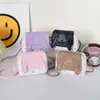 Bolsas para Niños, Lindos Bolsos de Hombro para Niñas Pequeñas, Nuevos Bolsos Cruzados de Moda de Dibujos Animados para Niñas, Bolsos Cuadrados Pequeños de Princesa para Bebé