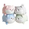 Almofada de Pelúcia Cão Feijão de Gelo Almofada de Sofá para Meninas, Boneca de Cama para Dormir, Almofada Refrescante, Brinquedo de Pelúcia