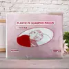 Almohadillas de plástico impermeables desechables para lavar el cabello, papel de hombro para peluquería, capa para tratamiento de aceite y tinte de cabello, 100 piezas