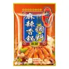 Sazonador para olla caliente picante y característico de Qiaotou 240g con 2*120g de costillas de cerdo estofadas con cangrejo de río picante para uso doméstico