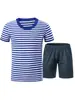 Novo conjunto de fitness de manga curta Jihua para homens, roupa de treino esportivo de verão, secagem rápida, respirável, absorvente de suor, com gola redonda