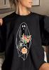 Comércio exterior europeu e americano halloween bruxa padrão impressão tendência de manga comprida camisola feminina fábrica atacado gola redonda