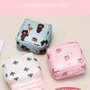 Bolsa de Cosméticos para Toalla Sanitaria, Gran Capacidad, Linda Bolsa de Cosméticos para Toalla Sanitaria para Estudiante, Organización de Bolsa Portátil