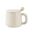 Caneca de Grande Capacidade para Uso Doméstico, Copo para Casal, Caneca de Cerâmica para Café, Caneca de Pedra com Cor sob Esmalte, Xícara de Chá