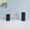 Em Estoque 30ml 60ml Frasco Espumador Preto Fosco para Limpador Facial, Sabonete Líquido para Mãos, Frasco Espumador para Mousse, Frasco de Plástico PET