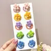 Faixa de Cabelo Pequena Fofa para Polegar de Bebê Não Machuca o Cabelo Elástico de Borracha Infantil Acessórios de Cabelo para Bebê Meninas