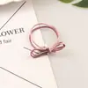 Goma de pelo minimalista de moda estilo Ins con lazo y doble bola, Diadema, Banda de goma, Estilo coreano, Goma de pelo fresca y simple, Tienda de 2 yuanes