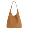 Bolso de Hombro Retro Suave Esmerilado para Mujer 2025 Principios de Otoño Popular de Gran Capacidad de Alta Gama para Viajes
