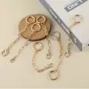 Cierre de Anilla de Resorte Popular con Broche de Langosta, Cierre Combinado de Anilla de Resorte de Cadena Larga, Accesorios para Llaveros de Aleación de Zinc, En Stock