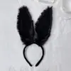 Diadema de Orejas de Conejo Oversize Orejas de Peluche Accesorio para el Cabello Celebridad de Internet Diadema de Disfraz de Chica Conejo Adorable Accesorio para la Cabeza