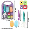 Máquina de Repujado Ahorradora de Esfuerzo Materiales Hechos a Mano para Niños Herramientas DIY Patrón Tamaño Grande Tijeras de Encaje Juego Completo