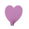 Gancho Adhesivo en Forma de Corazón, Gancho de Acero Inoxidable sin Rastro, Gancho Adhesivo de Corazón Rosa Melocotón sin Taladro, Gancho para Ropa, Gancho para Toallas