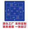 Toalha de Mesa Espessa Antiderrapante para Jogos de Cartas e Tabuleiro, Tapete Antiderrapante de Borracha Redutor de Ruído para Mesas de Mahjong e Poker
