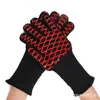Guantes de Silicona para Barbacoa de Alta Temperatura Antiescaldaduras Guantes para Horno Aislamiento Térmico para Horno de Microondas Guantes Protectores de Seguridad contra Incendios