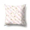 Estilo Nórdico Almohada Estilo Ins Funda de Almohada de Poliéster Decoración de Coche Impresión para el Hogar Funda de Almohada Lumbar para Coche QTH15