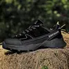 Sapatos Masculinos de Caminhada e Montanhismo ao Ar Livre, Novo Modelo Transfronteiriço, Resistentes à Aderência, Impermeáveis, Antiderrapantes, Resistentes ao Desgaste, Sapatos Masculinos de Cano Baixo, Venda por Atacado de Sapatos de Caminhada
