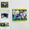 Periférico de Anime I Actualicé la Cartera Corta Solo Monstruo No. Billetera Monedero Plegable a la Mitad de Cuero PU con Estampado de 8 Colores