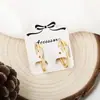 Europa e Estados Unidos best-sellers joias femininas novas joias de fronteira brincos criativos em forma de cobra brincos geométricos personalizados brincos atacado distribuição