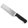 Cuchillo especial para cortar verduras con púas, al por mayor de fábrica, para patatas onduladas, para uso doméstico, para cortar papas fritas, cuchillo de onda comercial