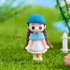 Belleza de trenza Musgo micro paisajismo Manualidades de PVC adornos pequeños Accesorios para escenas de pastel Accesorios para llaveros