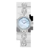 Reloj Moderno Pequeño Rojo de Moda Correa de Cuero Casual Correa de Malla Esfera Texturizada Reloj de Cuarzo Impermeable Clásico para Mujer