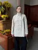 AliExpress Europa e América 2026 Outono/Inverno Nova Moda Tendência Estilo de Rua Gola Alta Abotoamento Duplo Cinto Cor Sólida Casaco Trench Jacket