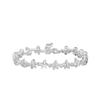 Pulsera Flor de Durazno Plata 999 para Mujer Nuevo Estilo Chino Moda Nacional Novia Mismo Estilo Pulsera de Flores Ins Alta Gama Pulsera Flor de Cerezo