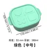 Fiambrera de Silicona Fiambrera para Calentar en Microondas para Trabajadores de Oficina Caja de Almacenamiento para Cocina Juego de Fiambreras Cuadradas