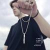 Estilo Minimalista Simples Personalizado Titânio Aço Espiral Colar Hip Hop Moda Legal Colar Aço Inoxidável Rede Vermelha Moda Colar Atacado