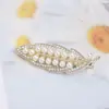 Grampo de cabelo estilo coreano laço presilha lateral folha Pérola Strass franja grampo quebrado Novo Cacto presilha bico de pato temperamento