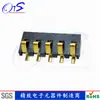 Conector Portapilas 2P-6P Fabricante Suministra Conector Hembra Chapado en Oro para Máquinas Lectoras de Tarjetas, Conector Macho Tipo Clip Médico/2.5mm