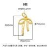 Nuevo Colgante de Lazo de Plata de Ley S925 Color Dorado Mano de Obra Fina Pulsera de Cristal DIY Cuerda Trenzada con Cuentas Accesorios de Plata