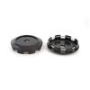 Cubierta de cubo de rueda modificada para coche, cubierta central de cubo de rueda galvanizada, cubierta en blanco, diámetro exterior de 77 mm, diámetro interior de 74 mm, venta al por mayor de fábrica