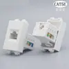 Módulo de red ultra-cinco tipo 128 Panel de información de computadora CAT5E Cable de red RJ45 Módulo de banda ancha