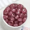 14*8 Diamante Flash Prata em Pó Contas de Ábaco com Furo Grande Contas Espaçadoras Resina Contas Soltas Joias DIY Bolsa Artesanal Acessórios para Roupas