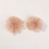 Accesorios para el cabello estilo retro francés, estilo perezoso, de gasa suave y ligera, con flores plisadas y esponjosas, cuerda para el cabello, anilla para el cabello, accesorios femeninos