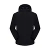 Chaqueta softshell a prueba de viento, mismo estilo que la chaqueta a prueba de viento, nueva chaqueta deportiva casual corta con capucha a prueba de viento e impermeable Otoño/Invierno