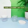 Em estoque 68 dentes pote transparente 100 ml200/300ml500mlPET pote selado para alimentos frasco para pó de creme