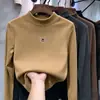 Top Individual De Rong para Niños Ropa Cálida Niños Niñas Bebés Manga Larga Cuello Medio Alto Capa Base Ropa Interior Otoño Invierno Mayoreo
