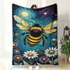 Manta de Sofá de Tartaruga e Beija-flor Mais Vendida da Amazon, Manta Criativa de Flanela com Pintura de Pequenos Animais, Manta para Soneca