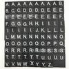 26 Letras Inglesas Pinus Quadrado Seda Preta Serigrafia Letra Lasca de Madeira Educacional Infantil Educação Infantil Brinquedos de Madeira
