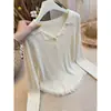 2026 Estilo Mil Oro Exquisito Suéter Suave de Punto Top para Mujer Otoño/Invierno Nuevo Estilo Adelgazante Capa Base Encaje Patchwork Top de Moda