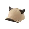 Gorro de bebé con estampado de leopardo, gorra cortavientos para exteriores de otoño para niños, gorra de ala suave para bebés y niños pequeños, gorro versátil de otoño e invierno para niños
