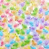 Decorações de arte para unhas da série tartaruga marinha mais vendidas internacionalmente: ornamentos de resina de clipe de unha e cabelo, desenhos animados, gradiente, fofos e tridimensionais
