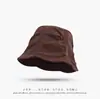 Sombrero de Pescador Retro Plegado Estilo Coreano, Sombrero Cubre Rostro de Pana Versátil Casual Versátil para Otoño e Invierno Estilo Japonés