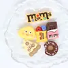 Accesorios para Teléfono Brillantes, Figuras de Comida y Juguetes, Tazas de Café, Donas, Figuras de Oso de Resina, Nuevos Materiales Personalizados para DIY, Tendencia