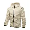 Jaqueta com capuz casual solta moderna gola alta transfronteiriça masculina peça externa topo comércio exterior Amazon 3D